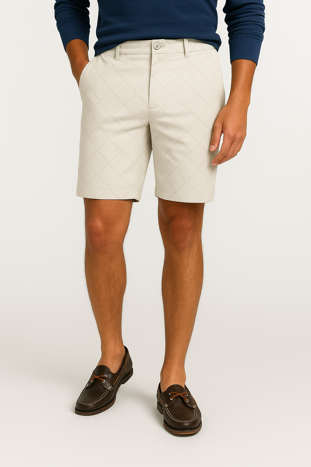 Mens Jeff 8" Short in Marquis print