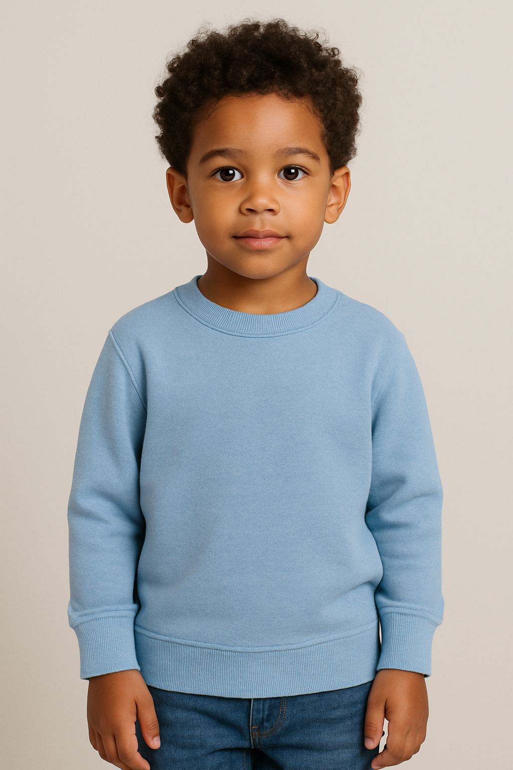 Kids Zephyr Sweatshirt in Chambray