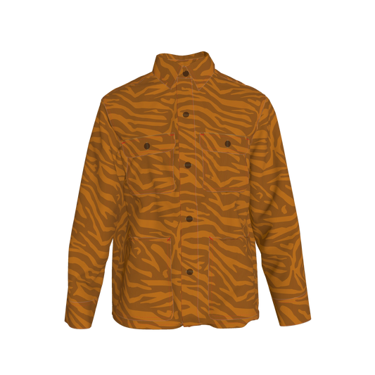 Men's Chore Coat in Fall stripe