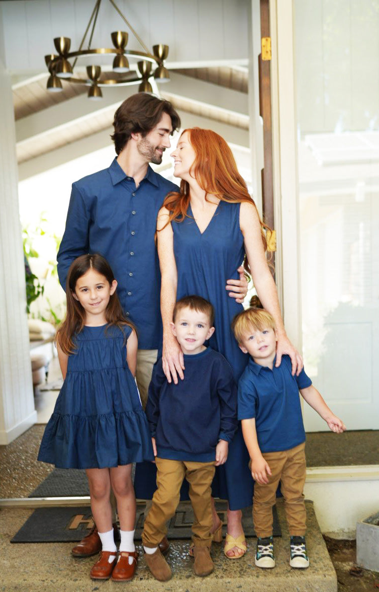 Olivia Dress in Navy