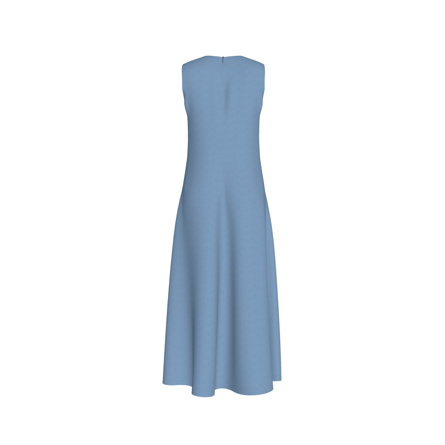 Womens Serena V-neck Dress in Chambray