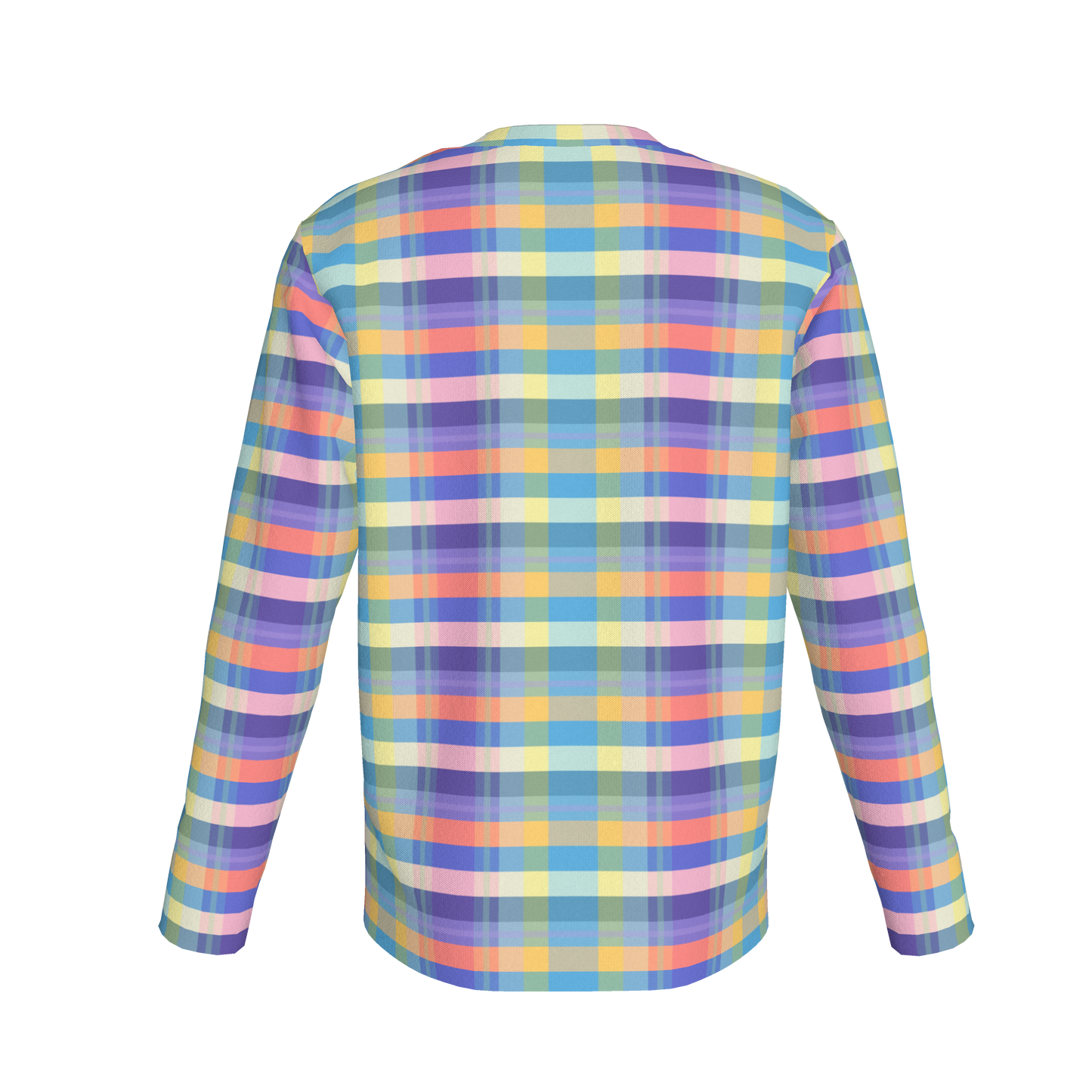 Kids Heath Pocket Tee in Spring Plaid