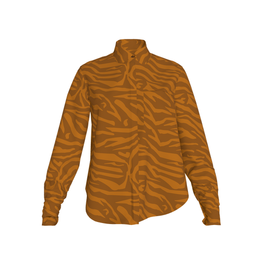 Laura Shirt in Fall Stripe