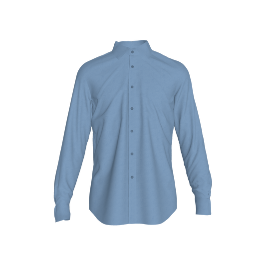 Mens Greg Button-up Shirt in Chambray