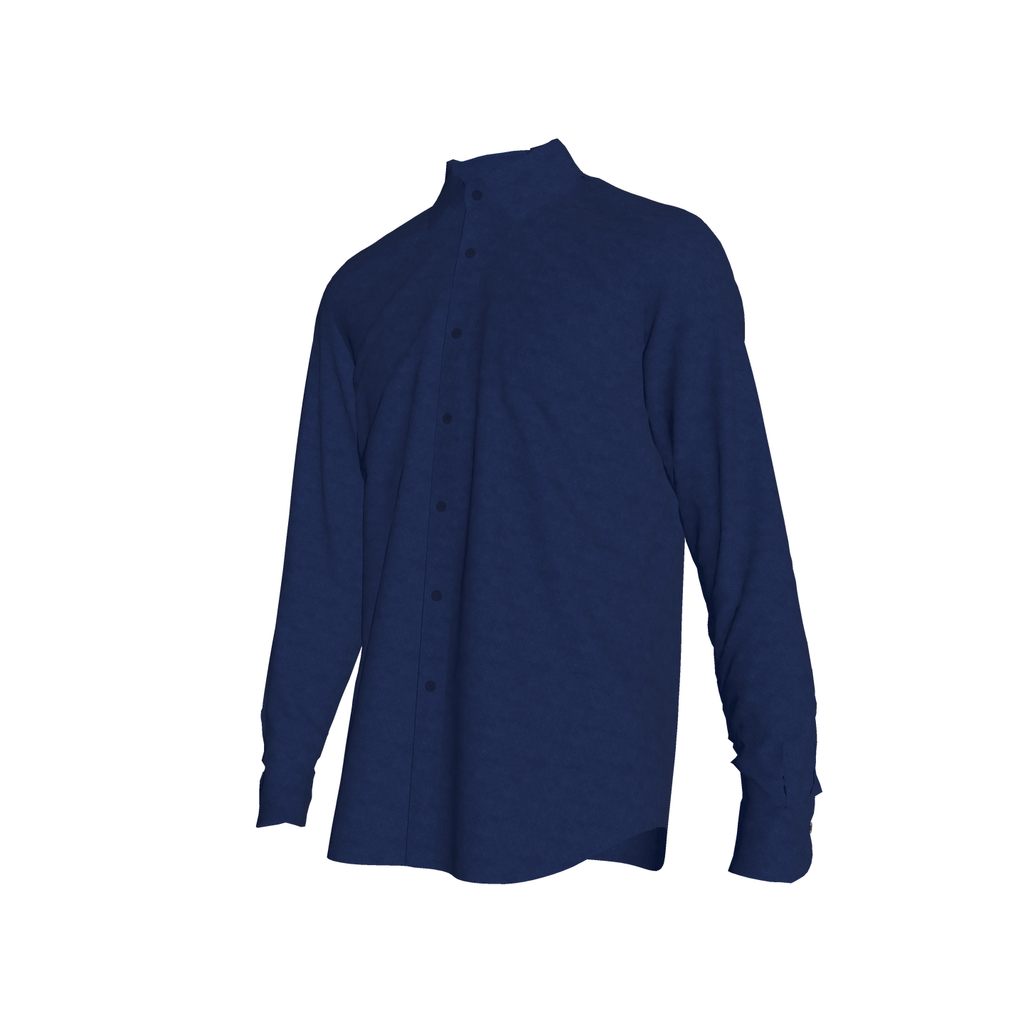 Mens Greg Button-up Shirt in Navy
