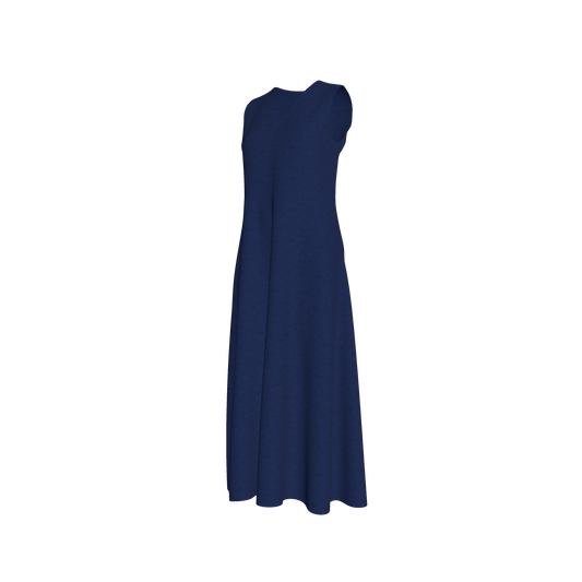 Womens Serena V-neck Dress in Navy