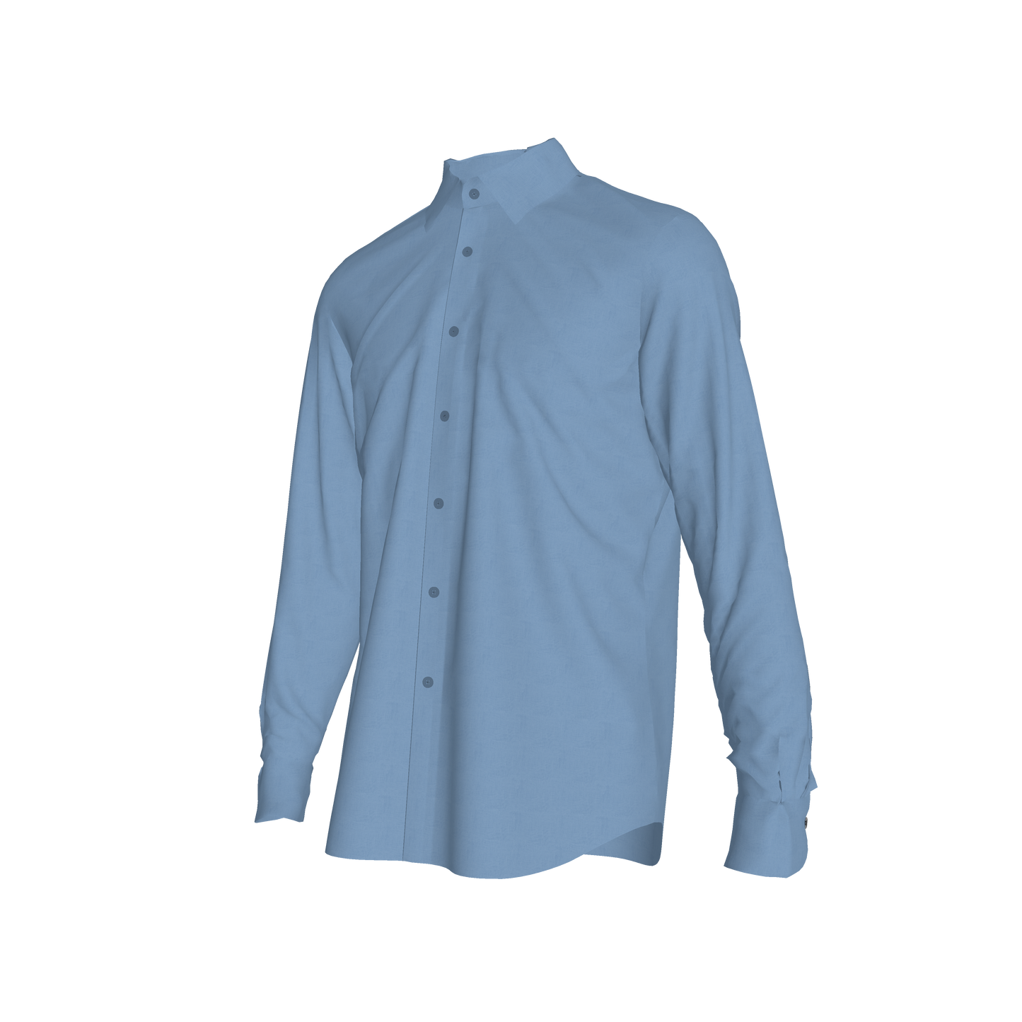 Mens Greg Button-up Shirt in Chambray