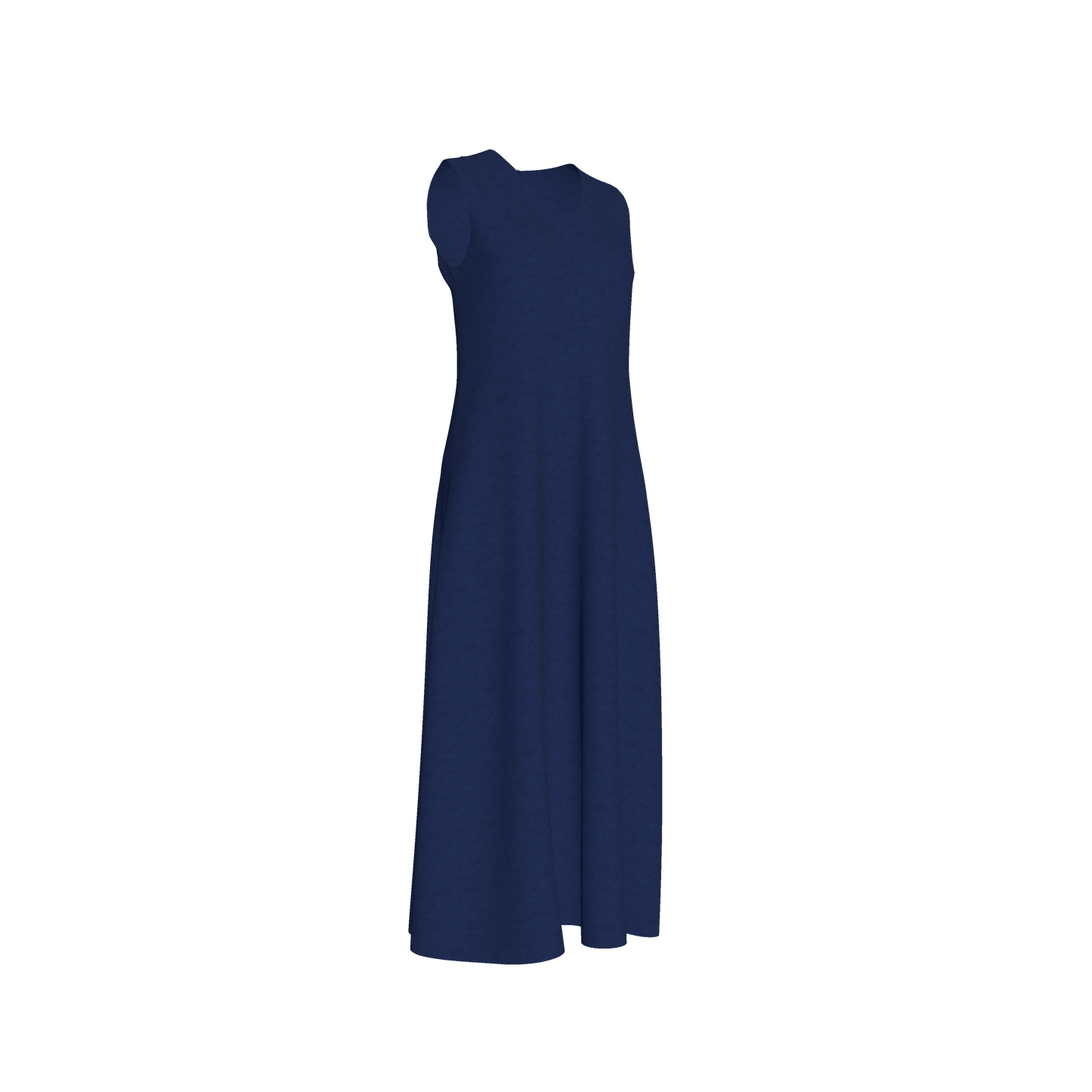 Womens Serena V-neck Dress in Navy