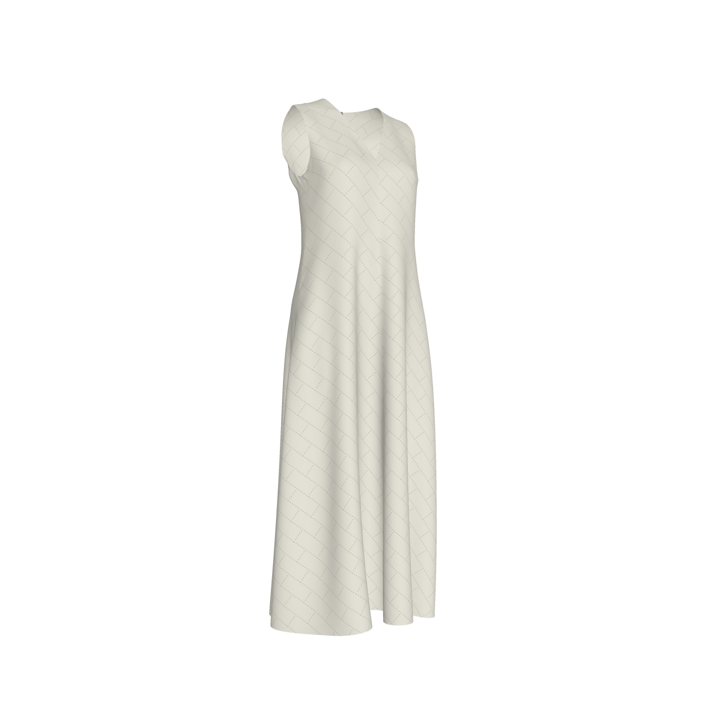 Womens Serena V-Neck Dress in Marquis Print