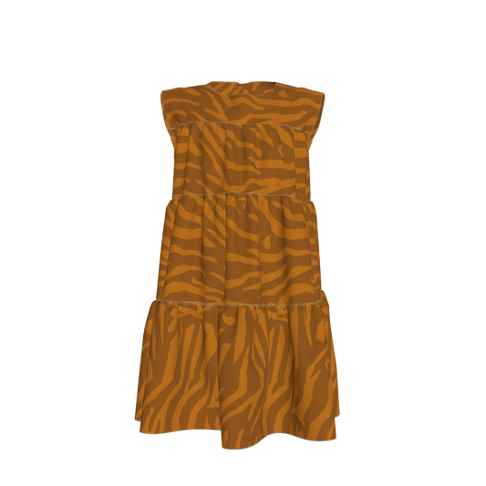 Olivia Dress in Fall Stripe