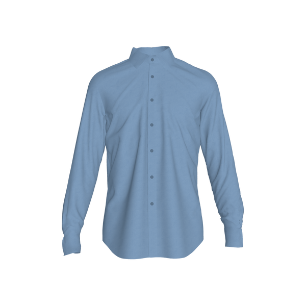 Mens Greg Button-up Shirt in Chambray